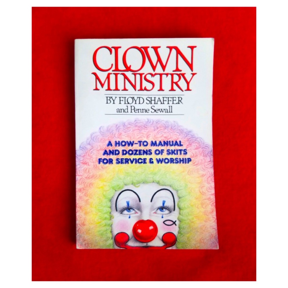 🤡Clown Ministry by Floyd Shaffer and Penne Sewall Vintage 1984 softcover Book